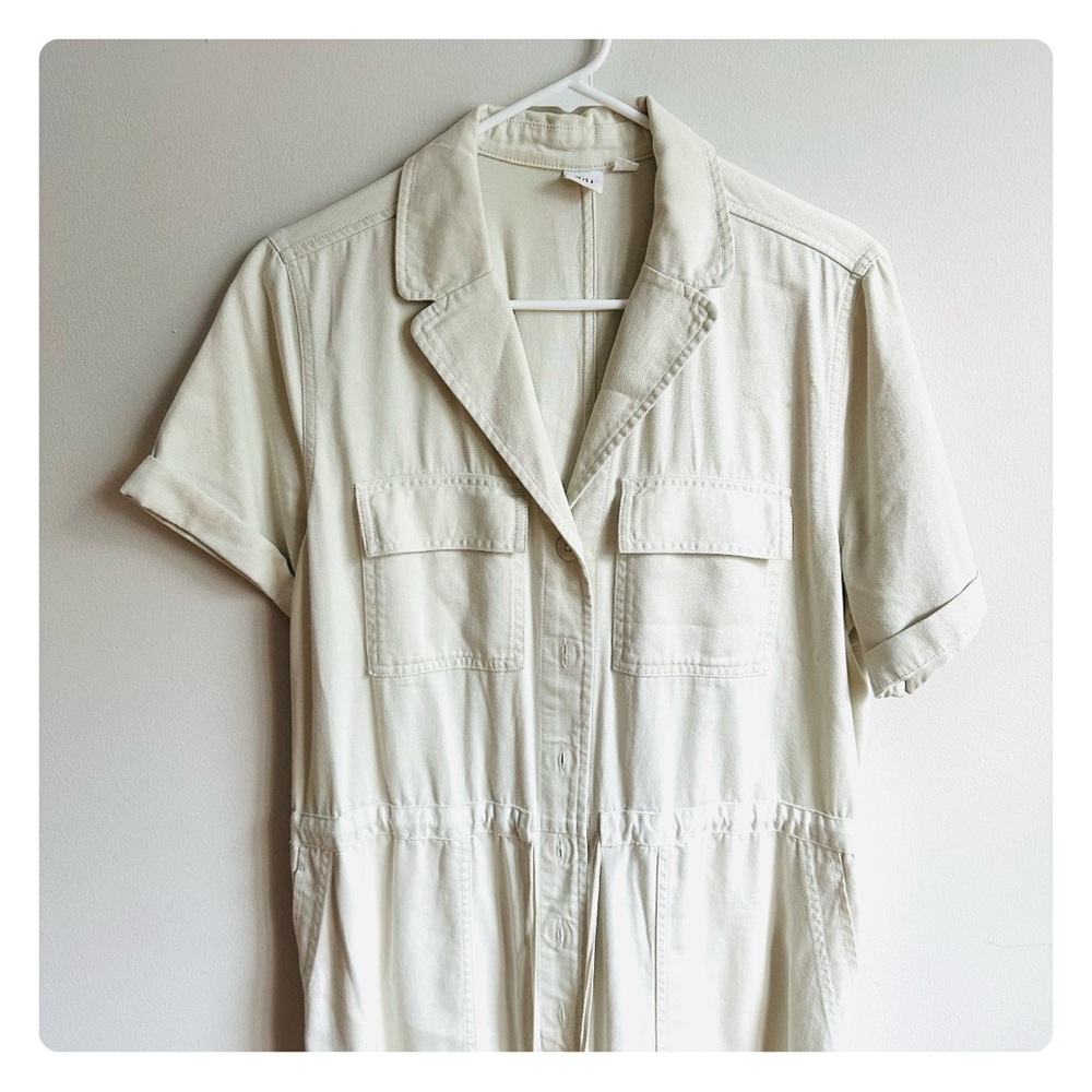 ★ Gap Utility Jumpsuit - Color Off white/ Grey Stone ★ - Picture 4 of 17